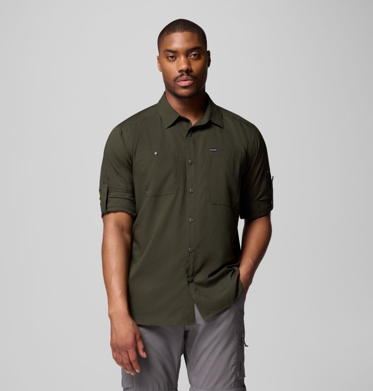 Men's Silver Ridge Utility Lite Long Sleeve Shirt - Tall, Color: Greenscape, image 5