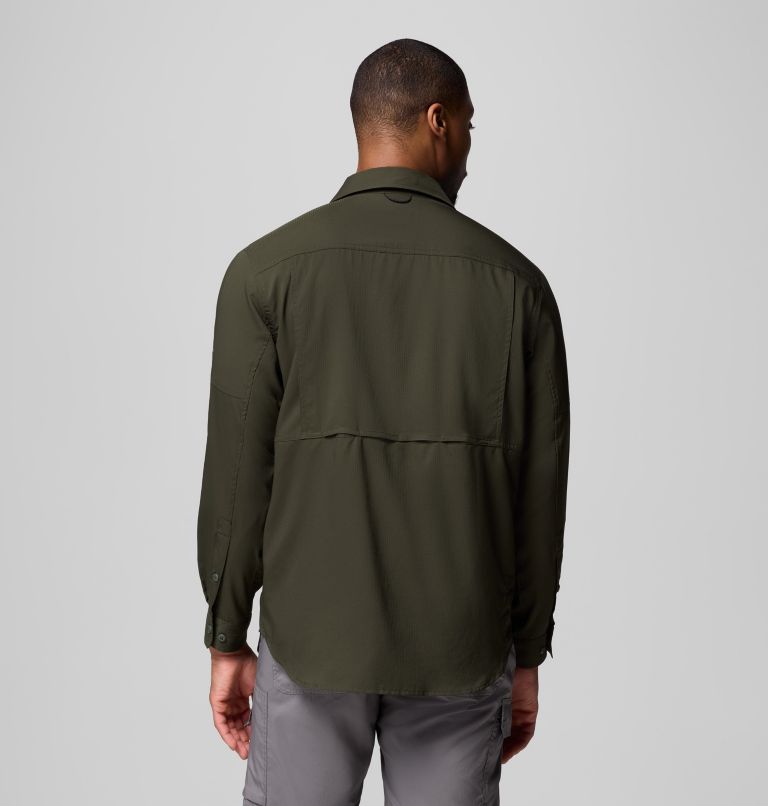 Men's Silver Ridge Utility Lite Long Sleeve Shirt - Tall, Color: Greenscape, image 3