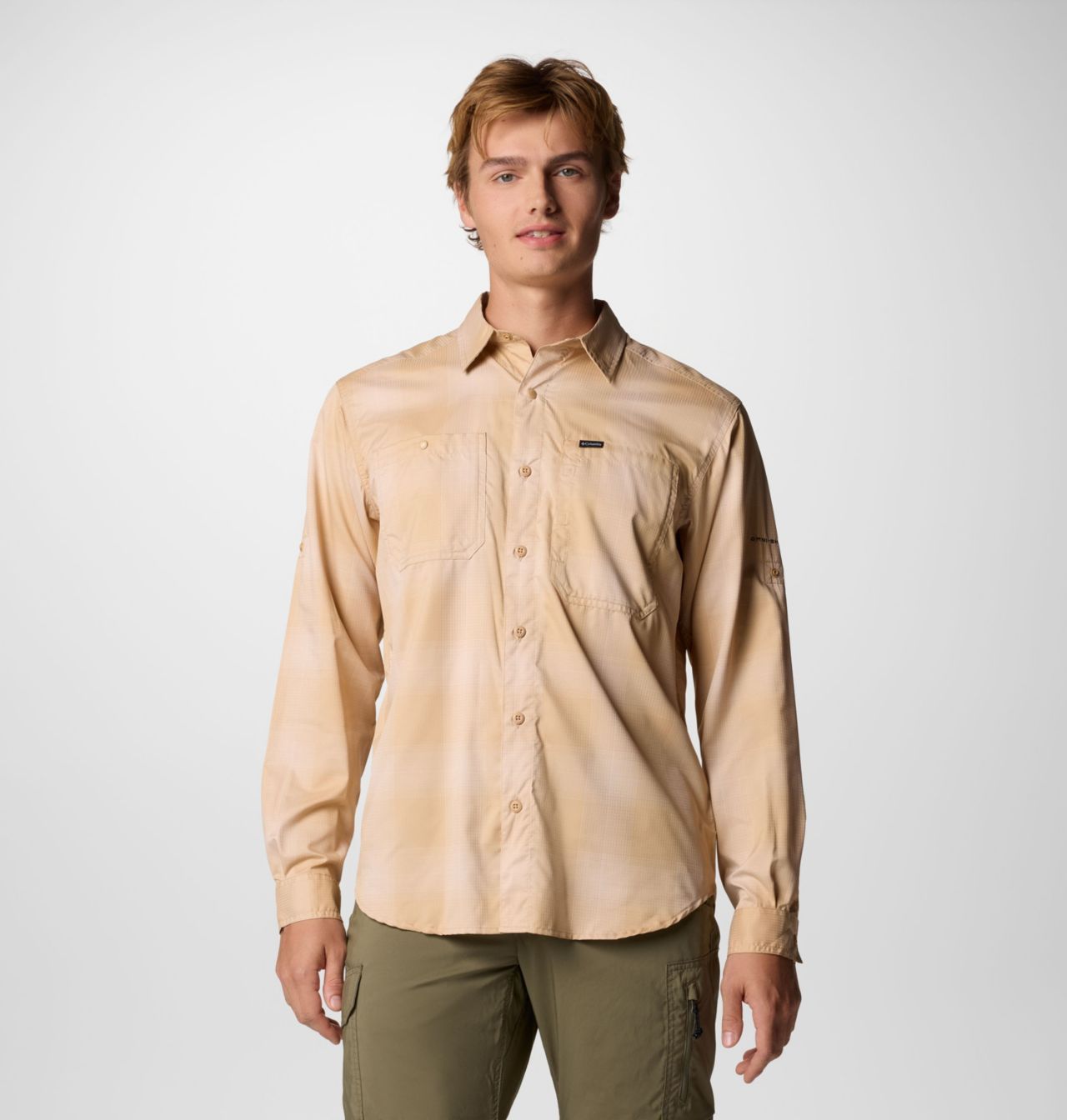 Men's Silver Ridge™ Utility Lite Plaid Long Sleeve Shirt | 262 | L 1