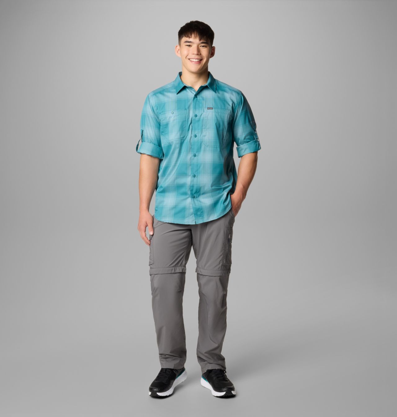 Men's Silver Ridge™ Utility Lite Plaid Long Sleeve Shirt 2