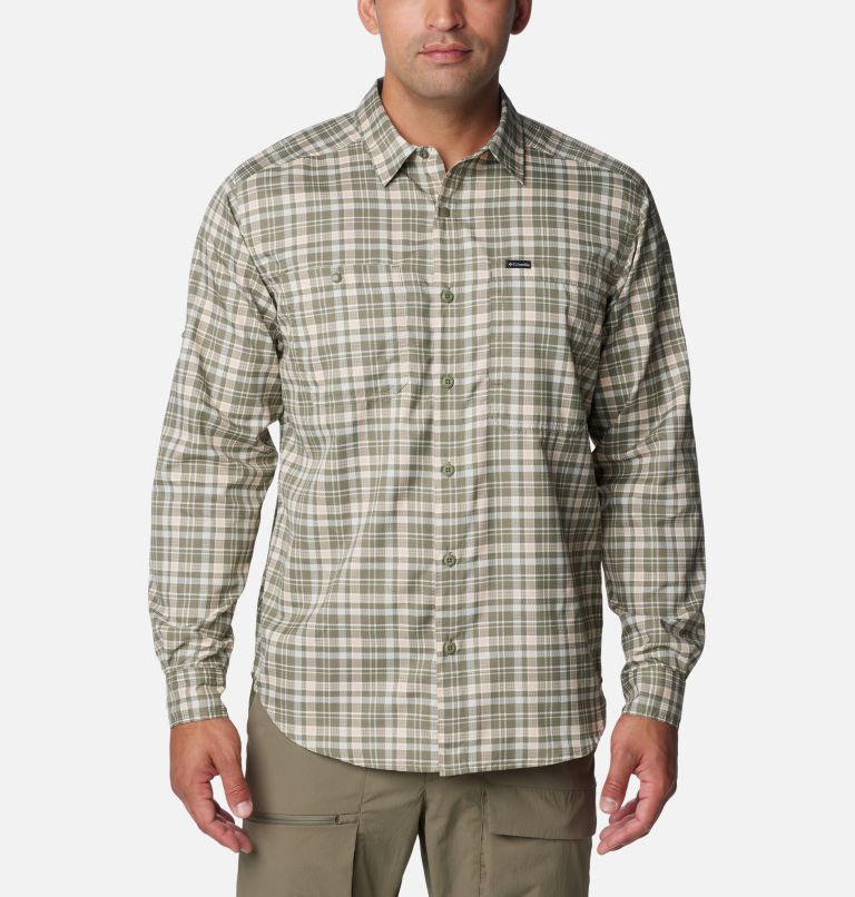 Columbia Silver Ridge Lite Plaid Long Sleeve Shirt Men's Clearance