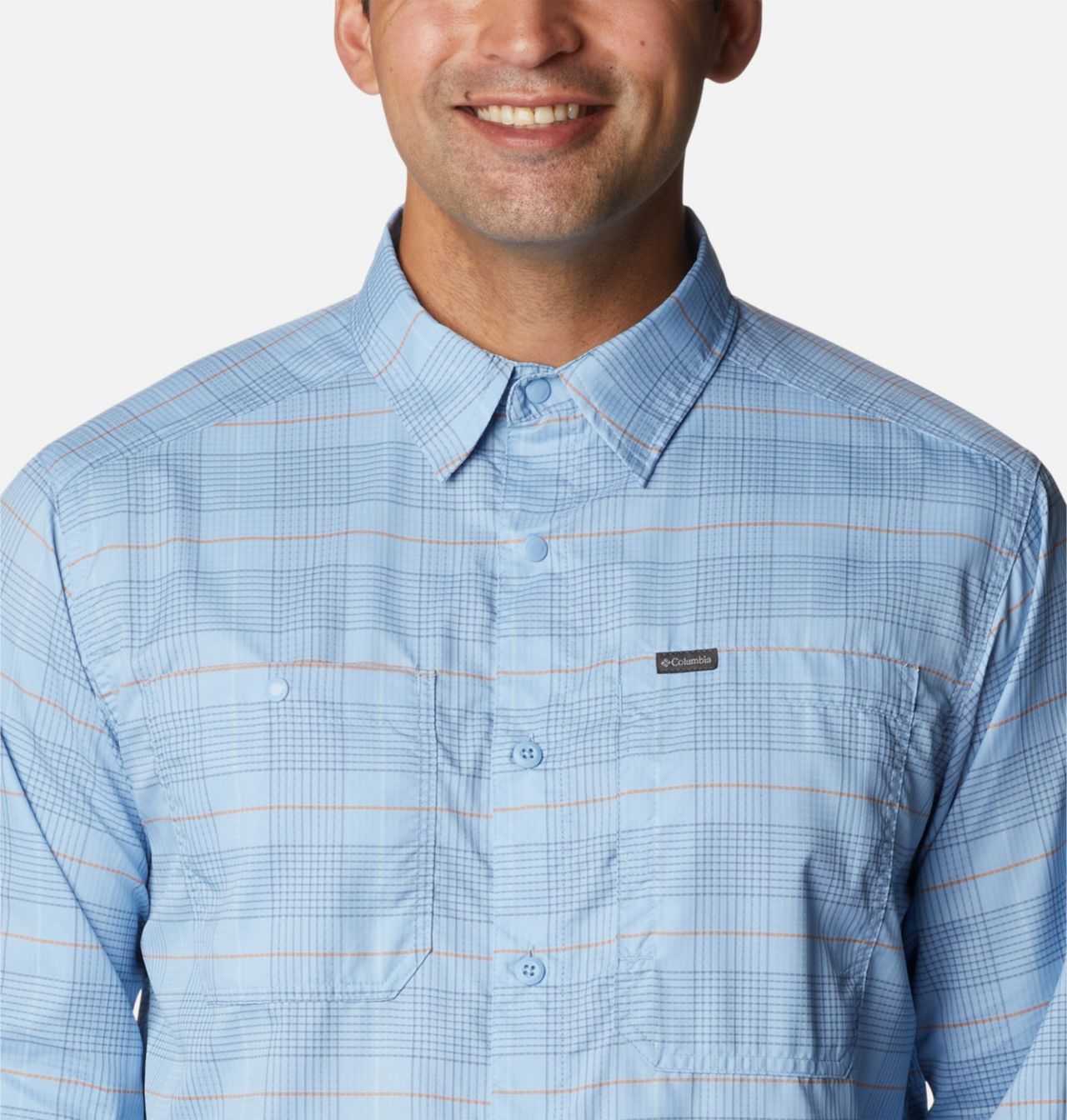 Men's Silver Ridge™ Utility Lite Plaid Long Sleeve Shirt 4