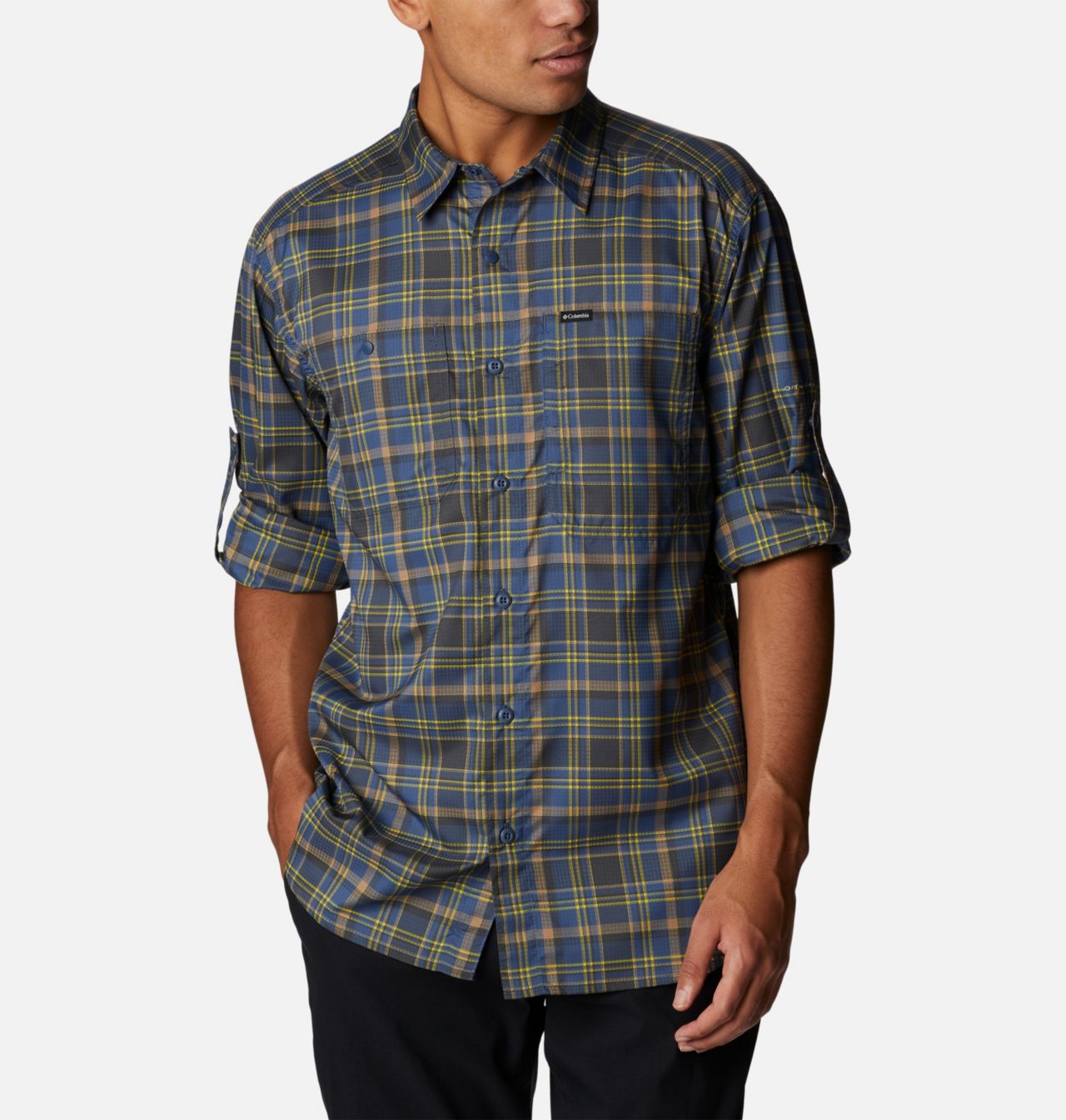 Men's Silver Ridge™ Utility Lite Plaid Long Sleeve Shirt 6