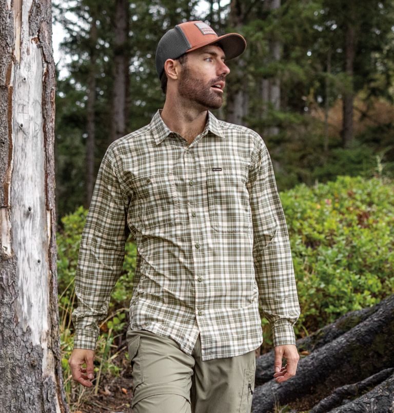 Men's Silver Ridge™ Utility Lite Plaid Long Sleeve Shirt