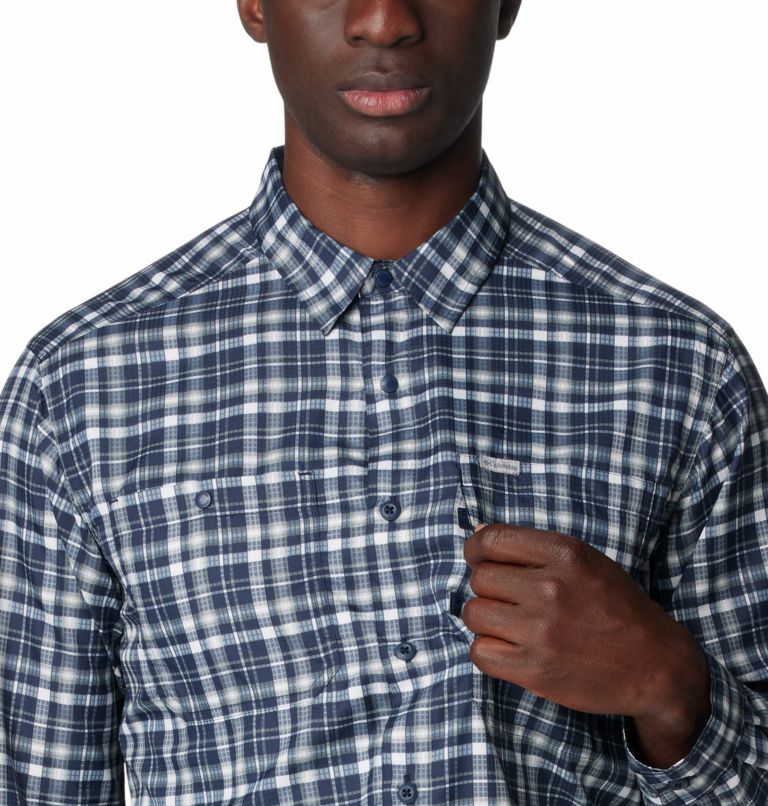 Camisa a cuadros Silver Ridge Utility Lite para hombre, Color: Collegiate Navy Multi Plaid, image 4