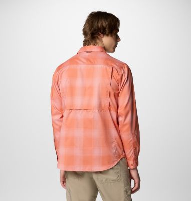 Men's Silver Ridge Utility Lite Plaid Shirt, Color: Tuscan Large Blur Check, image 6