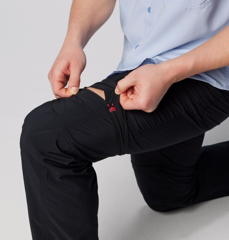 Men's Silver Ridge Utility Convertible Pants, Color: Black, image 7