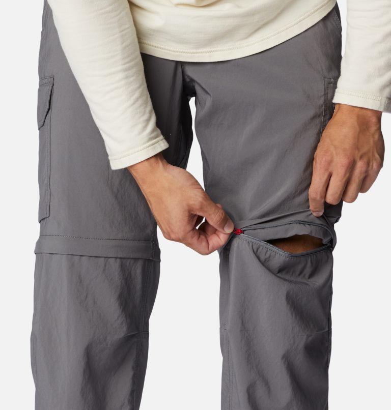 Men's Silver Ridge Utility Convertible Pants, Color: City Grey, image 6