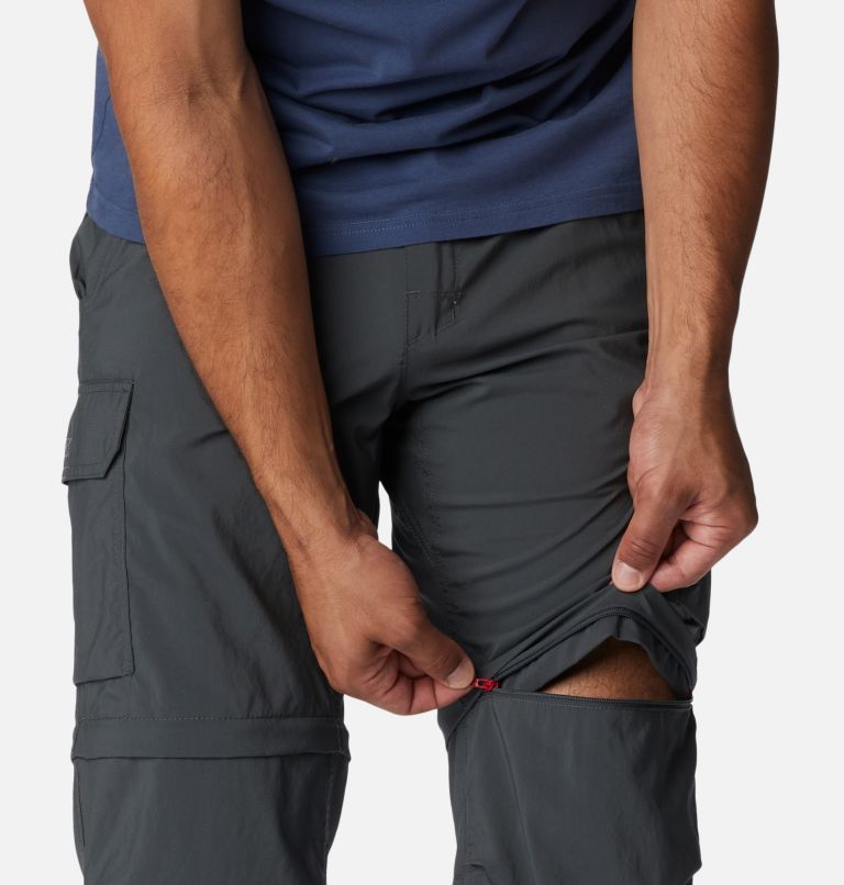 Men's Silver Ridge Utility Convertible Pants, Color: Grill, image 6