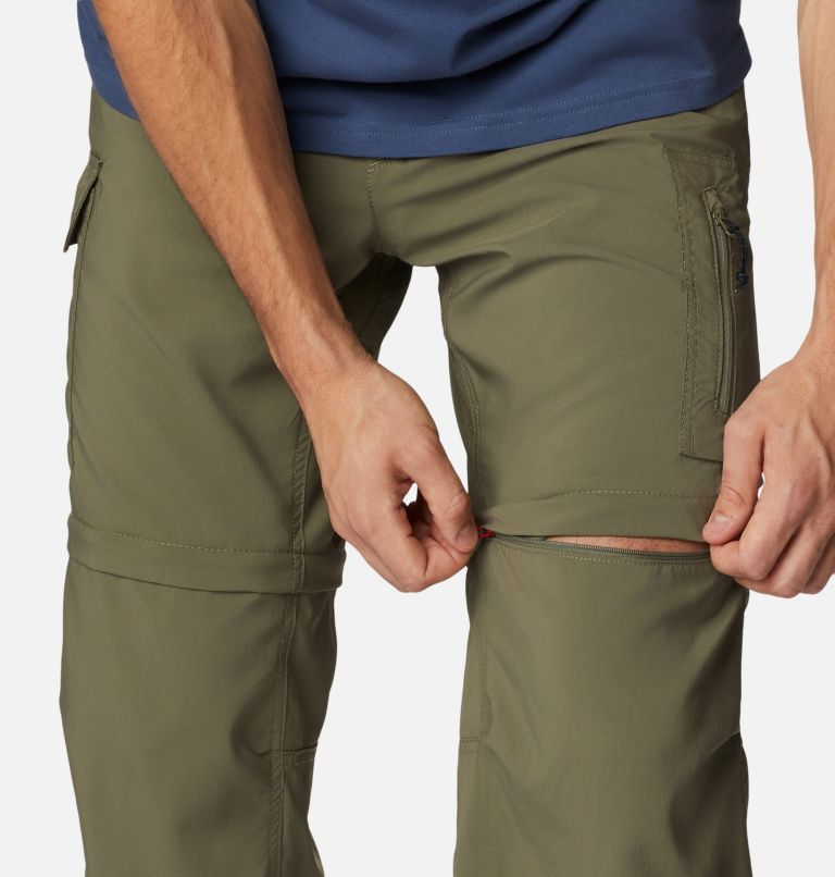 Thumbnail: Men’s Silver Ridge Utility Convertible Pants, Color: Stone Green, image 6