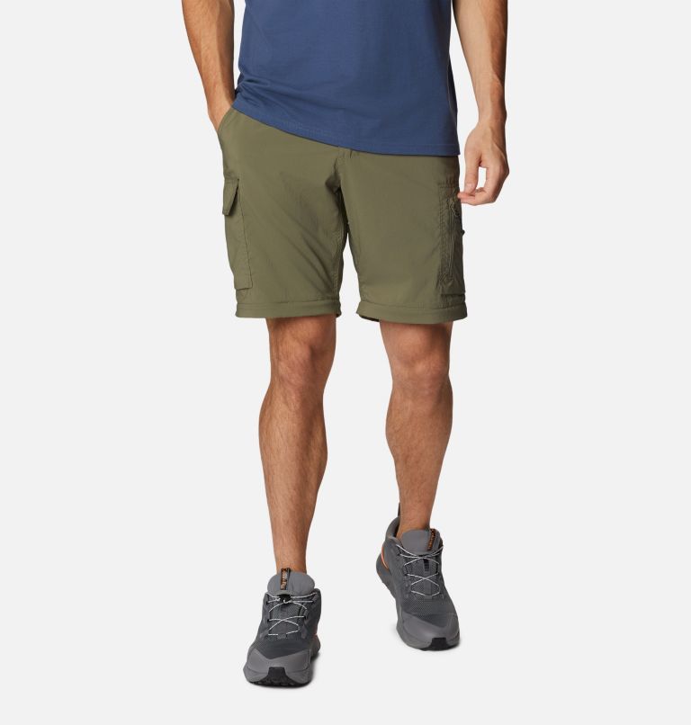 Thumbnail: Men’s Silver Ridge Utility Convertible Pants, Color: Stone Green, image 7