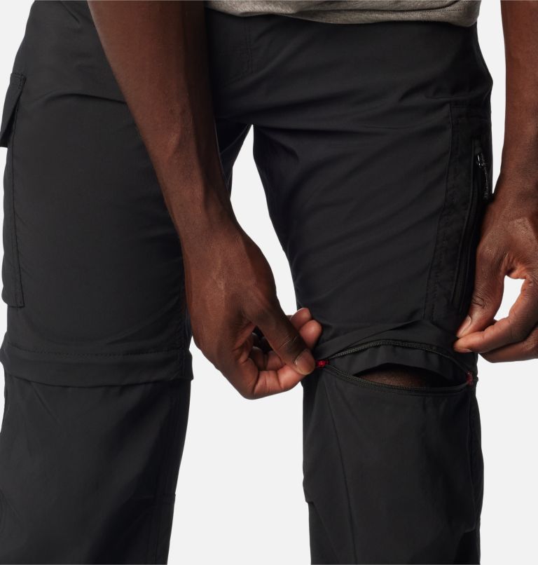 Men's Silver Ridge Utility Convertible Hiking Trousers, Color: Black, image 6