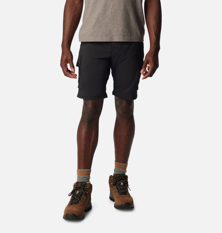 Men's Silver Ridge Utility Convertible Hiking Trousers, Color: Black, image 7