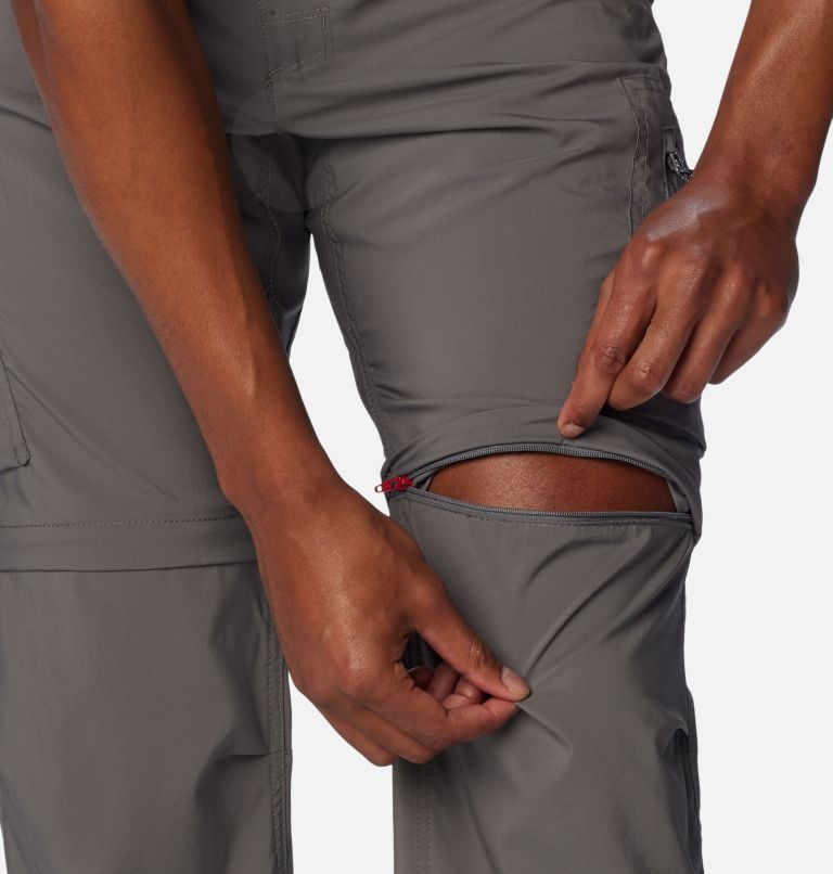 Men's Silver Ridge Utility Convertible Hiking Trousers, Color: City Grey, image 6