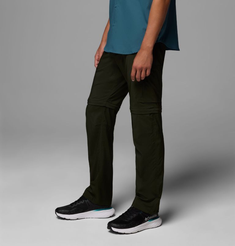 Men's Silver Ridge Utility Convertible Hiking Trousers, Color: Greenscape, image 4