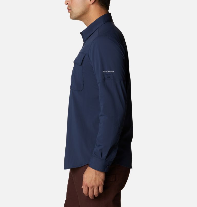 Chemise à manches longues Newton Ridge II Homme, Color: Collegiate Navy, image 3