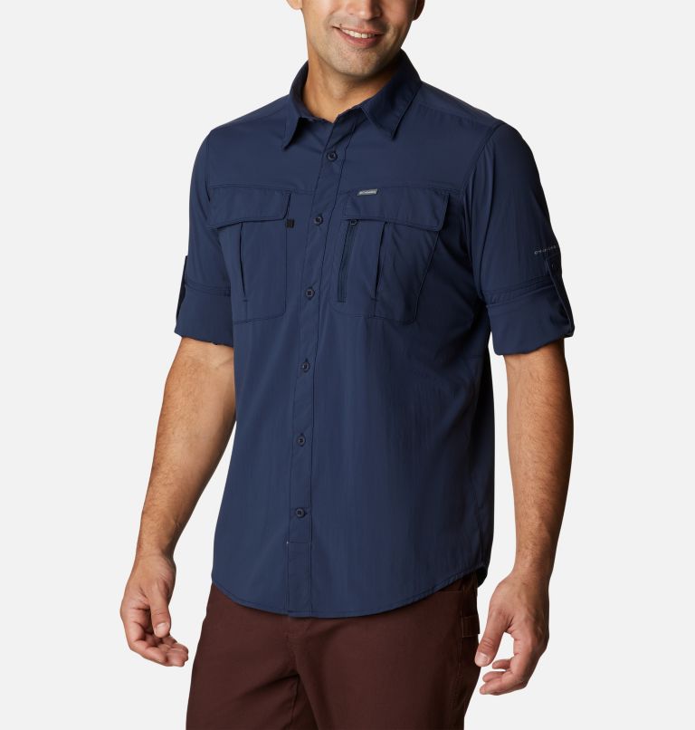Thumbnail: Chemise à manches longues Newton Ridge II Homme, Color: Collegiate Navy, image 6