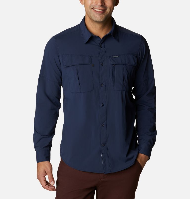 Chemise à manches longues Newton Ridge II Homme, Color: Collegiate Navy, image 1