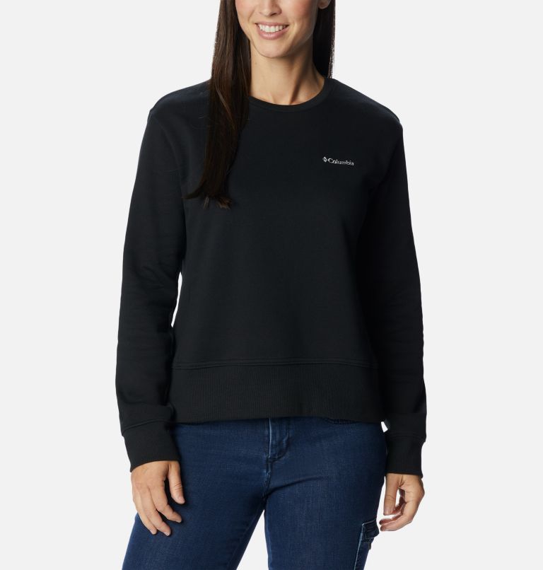 Thumbnail: Women's Lodge Crew IV Sweatshirt, Color: Black, image 1
