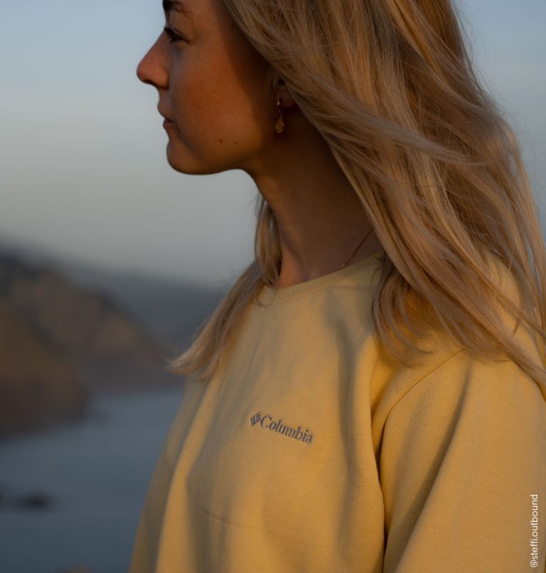 Women's Lodge Crew IV Sweatshirt, Color: Cornstalk, image 9
