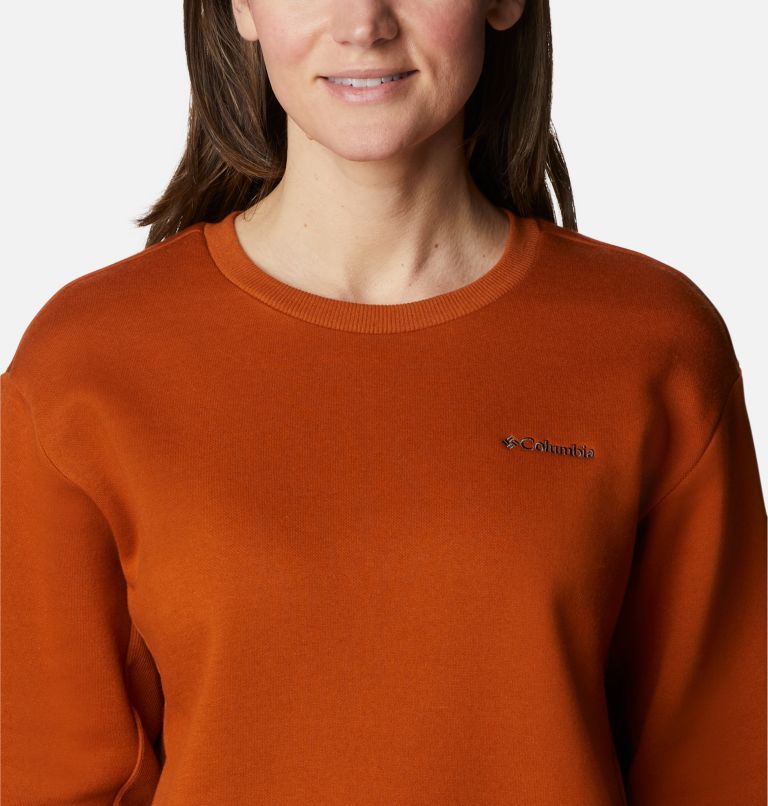 Women's Columbia Lodge Crew IV Sweatshirt, Color: Warm Copper, image 4