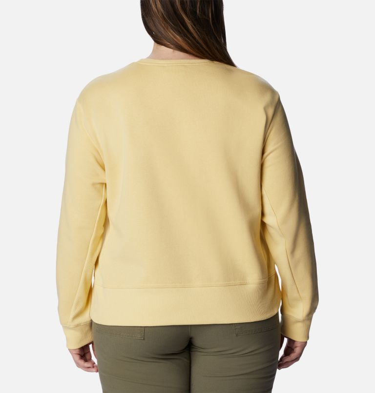 Thumbnail: Women's Columbia Lodge Crew IV Sweatshirt - Plus Size, Color: Cornstalk, image 2