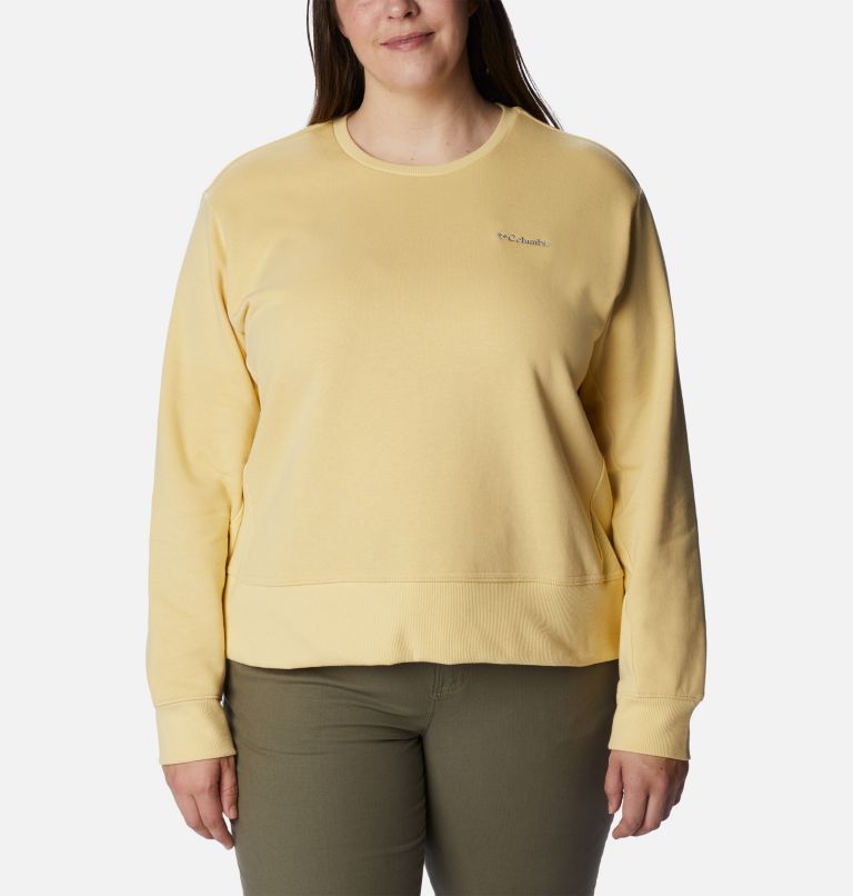 Women's Columbia Lodge Crew IV Sweatshirt - Plus Size, Color: Cornstalk, image 1