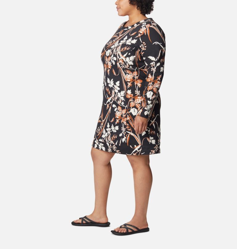 Women's Columbia Lodge Dress - Plus Size, Color: Black Fallgrass Print, image 3