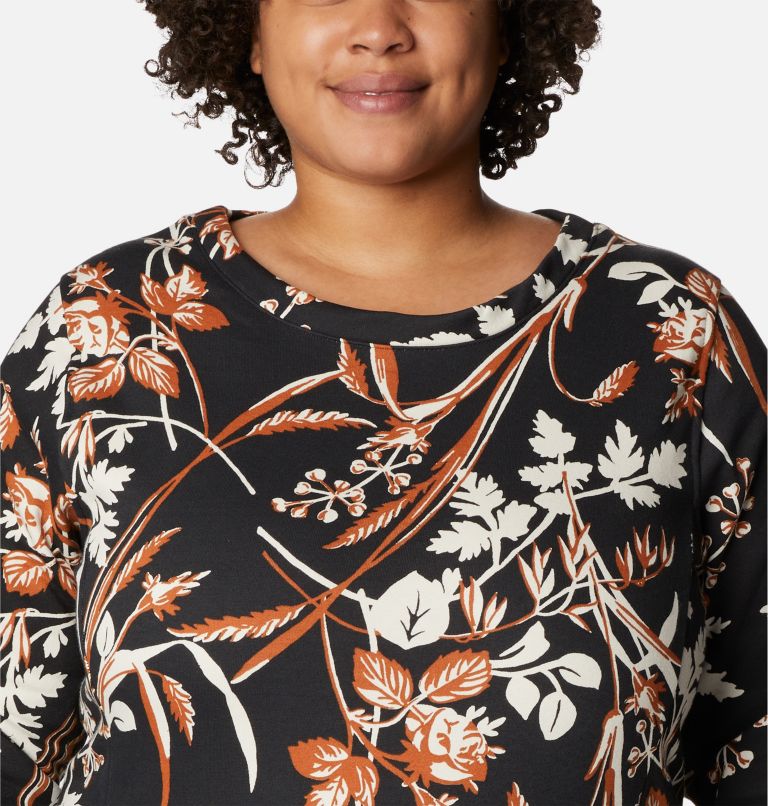 Women's Columbia Lodge Dress - Plus Size, Color: Black Fallgrass Print, image 4