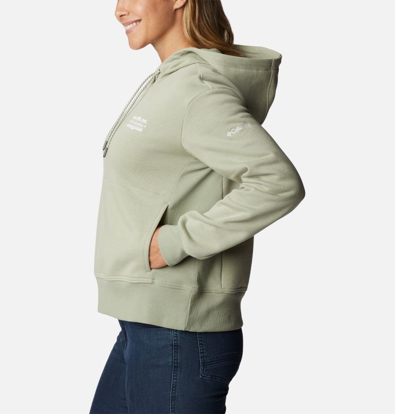Columbia Lodge Hoodie | 348 | L, Color: Safari, Bordered Beauty Graphic, image 3