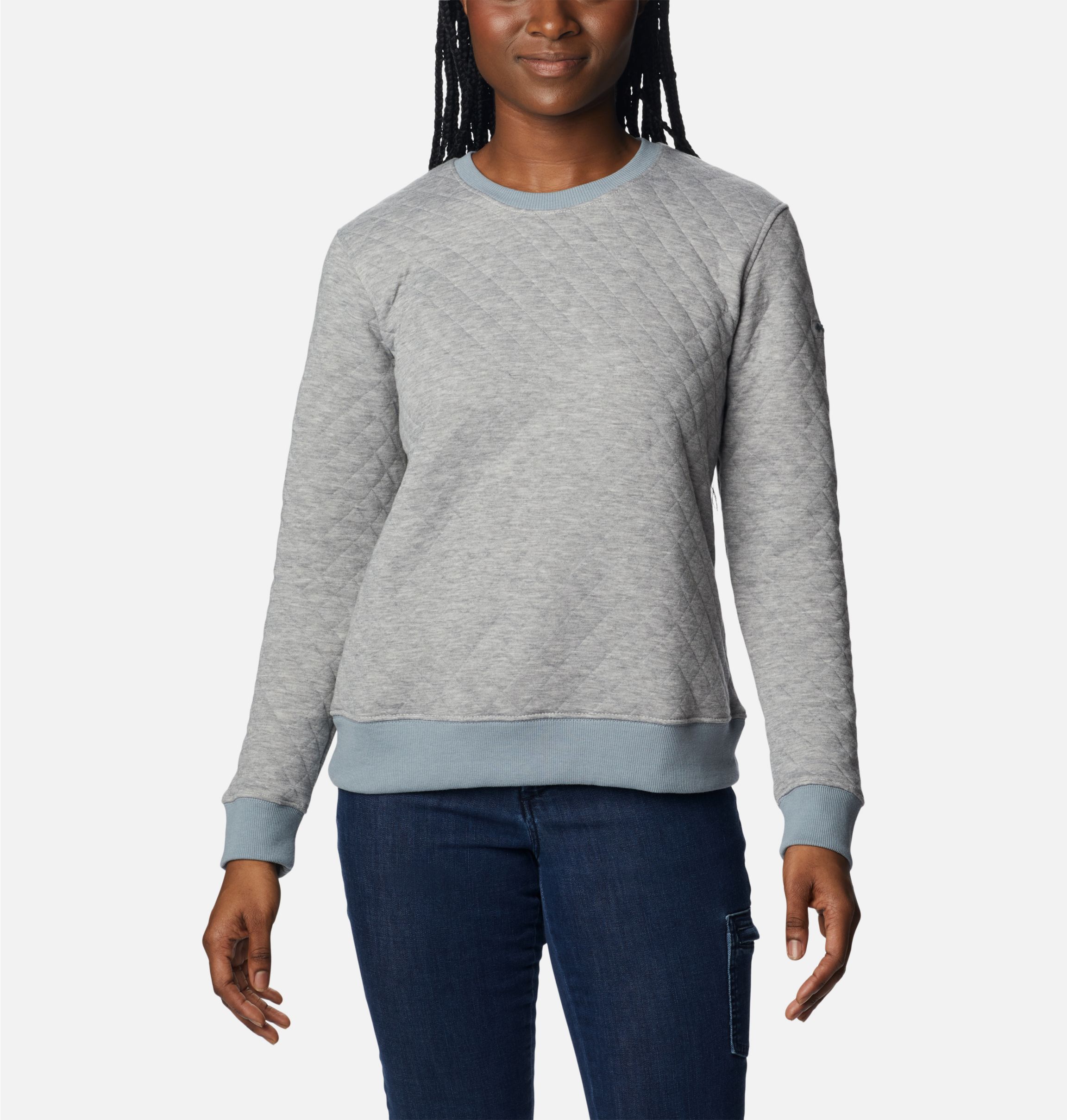 Women's Columbia Lodge™ Quilted Crew Sweatshirt