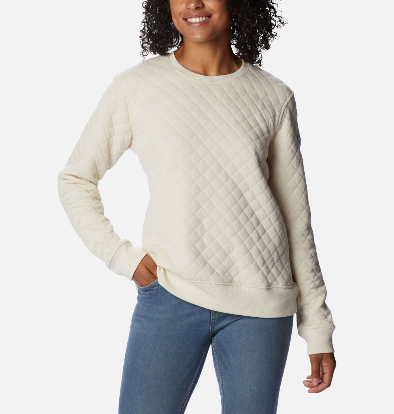Women's Columbia Lodge™ Quilted Crew Sweatshirt 5