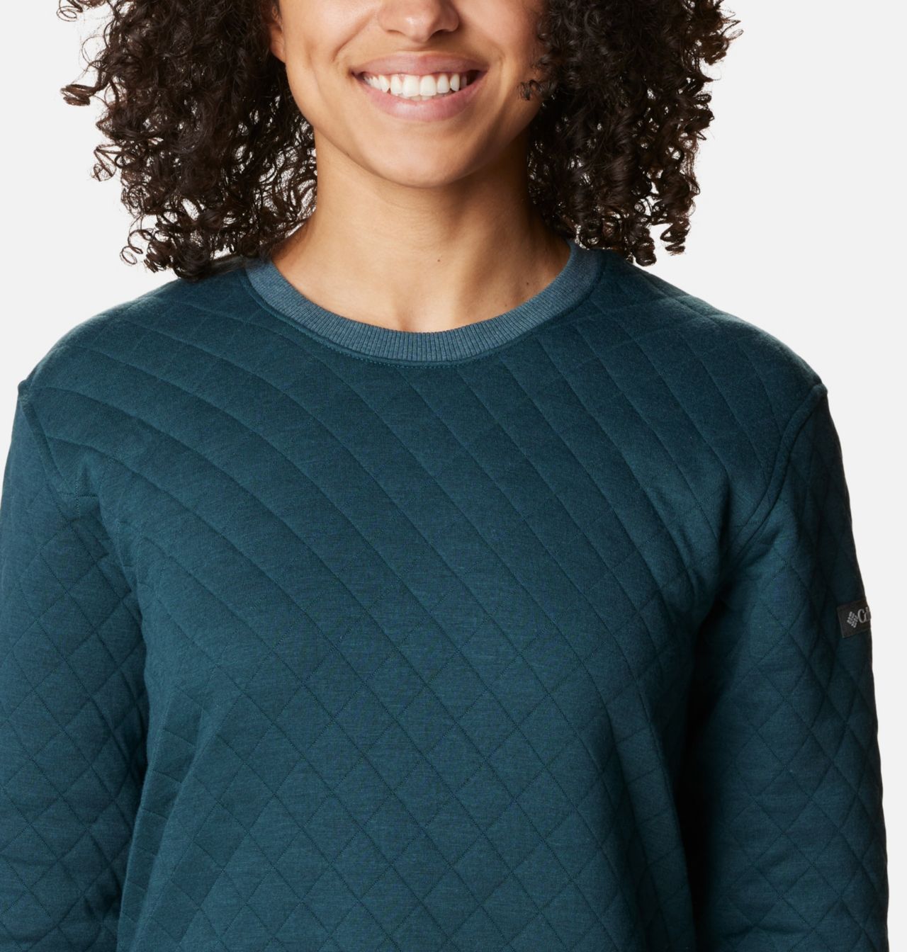 Women's Columbia Lodge™ Quilted Crew Sweatshirt 4