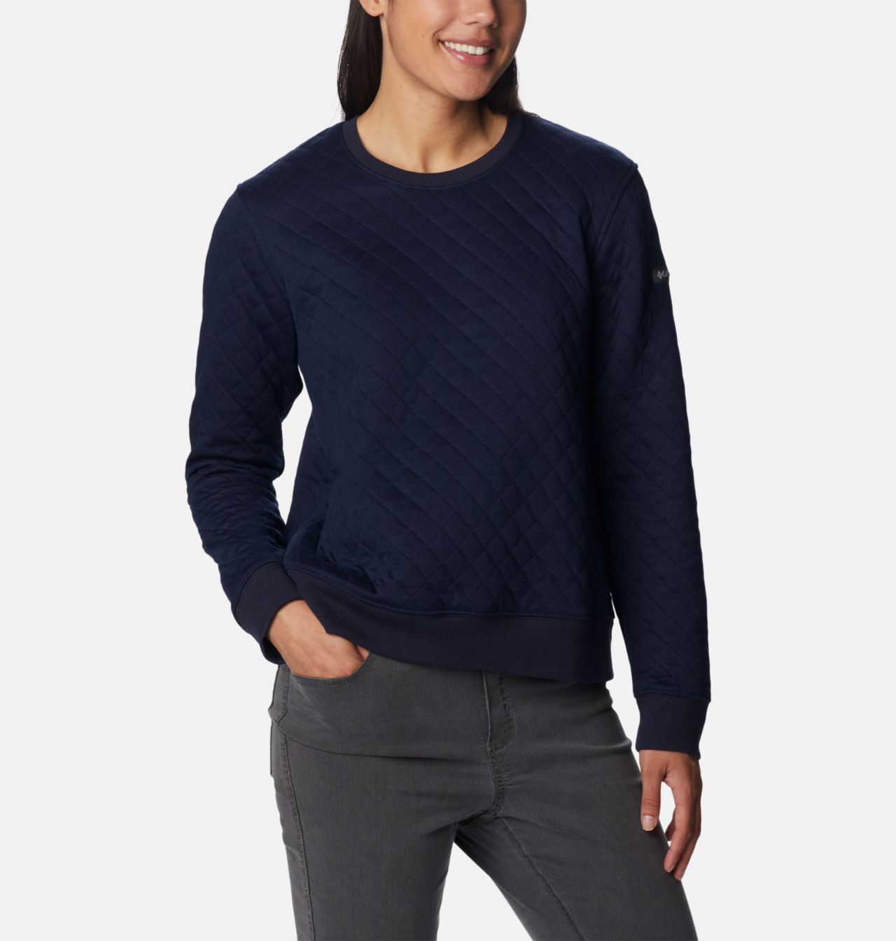 Women's Columbia Lodge™ Quilted Crew Sweatshirt 5
