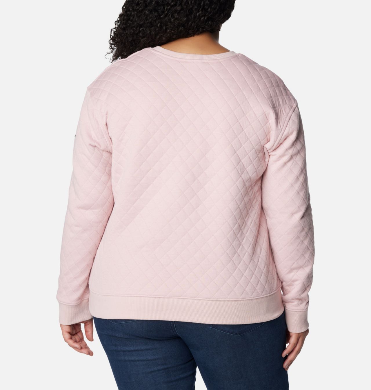 Women's Columbia Lodge™ Quilted Crew Sweatshirt - Plus Size 2