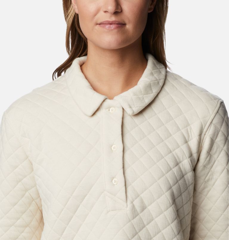Columbia Lodge Quilted Polo | 191 | S, Color: Chalk, image 4