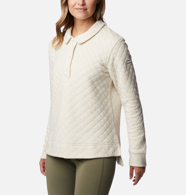 Columbia Lodge Quilted Polo | 191 | S, Color: Chalk, image 5