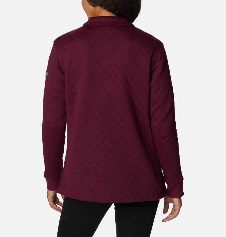 Columbia Lodge Quilted Polo | 616 | XL, Color: Marionberry, image 2