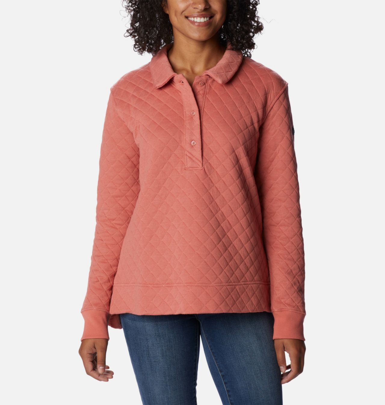 Women's Columbia Lodge™ Quilted Polo 1