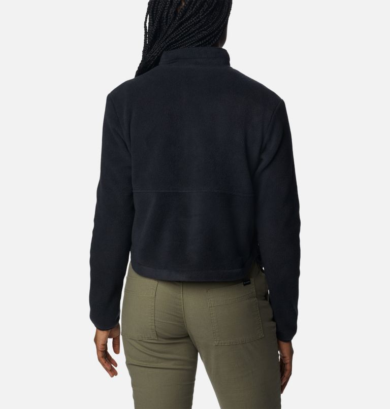 Women's Benton Springs Colorblock Fleece jacket, Color: Black, image 2