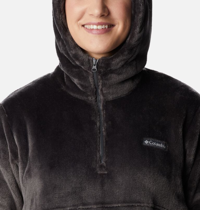 Women's Fire Side Fleece Hoodie, Color: Shark, image 4