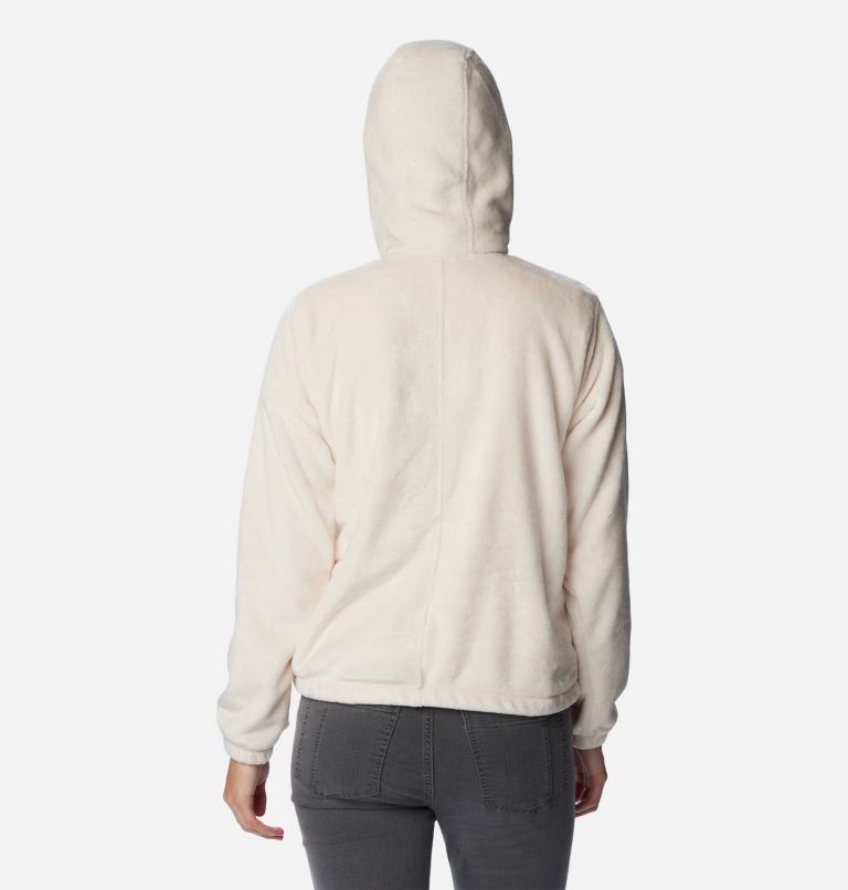 Women's Fire Side Fleece Hoodie, Color: Chalk, image 2