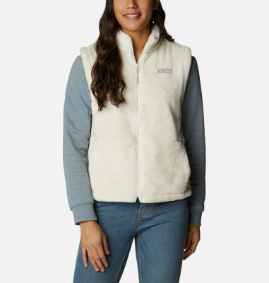 columbia fleece vest women's