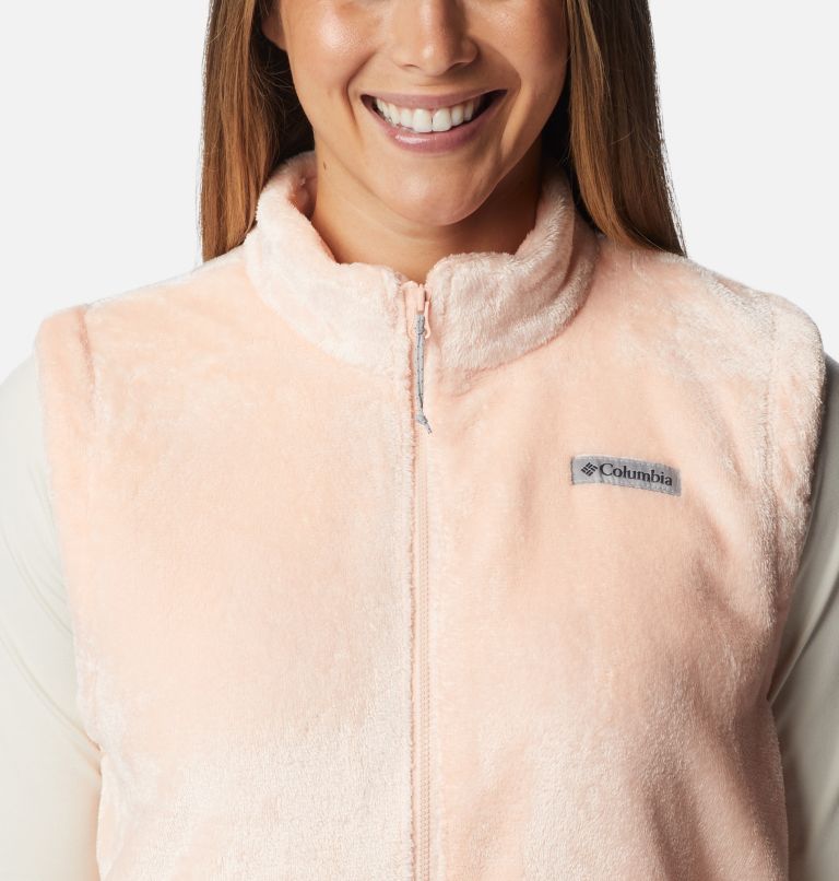 Women's Fire Side Vest, Color: Peach Blossom, image 4