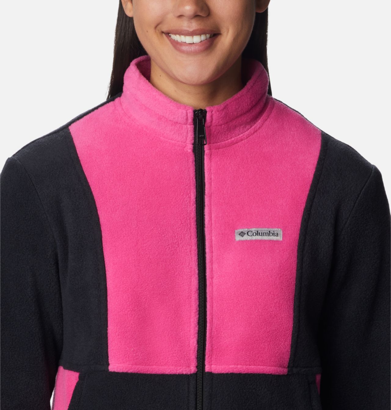 Veste polaire zippée Tested Tough In Pink™ Colorblock Femme 4