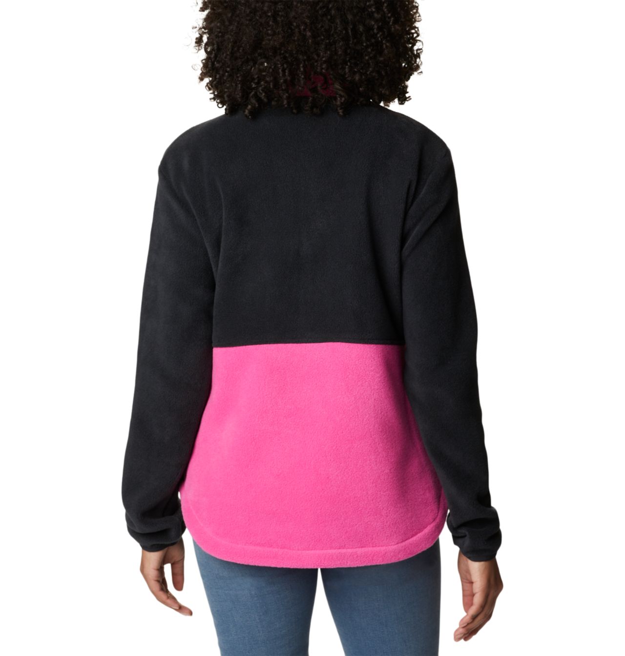 Women's Tested Tough In Pink™ Colorblock Half Zip Fleece Pullover 2