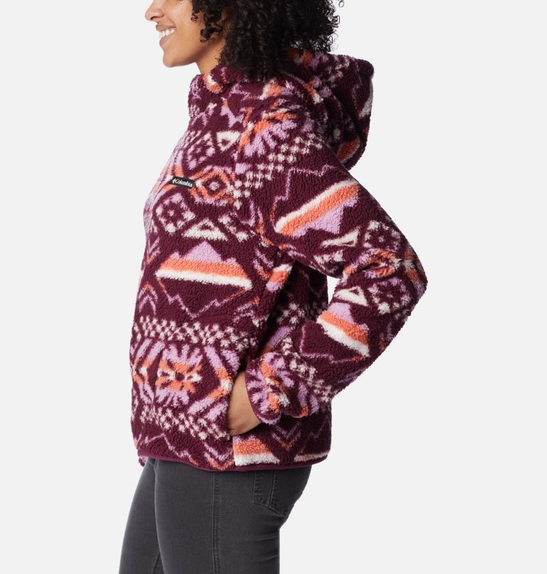 Thumbnail: Women's West Bend Hoodie, Color: Marionberry Checkered Peaks, image 3