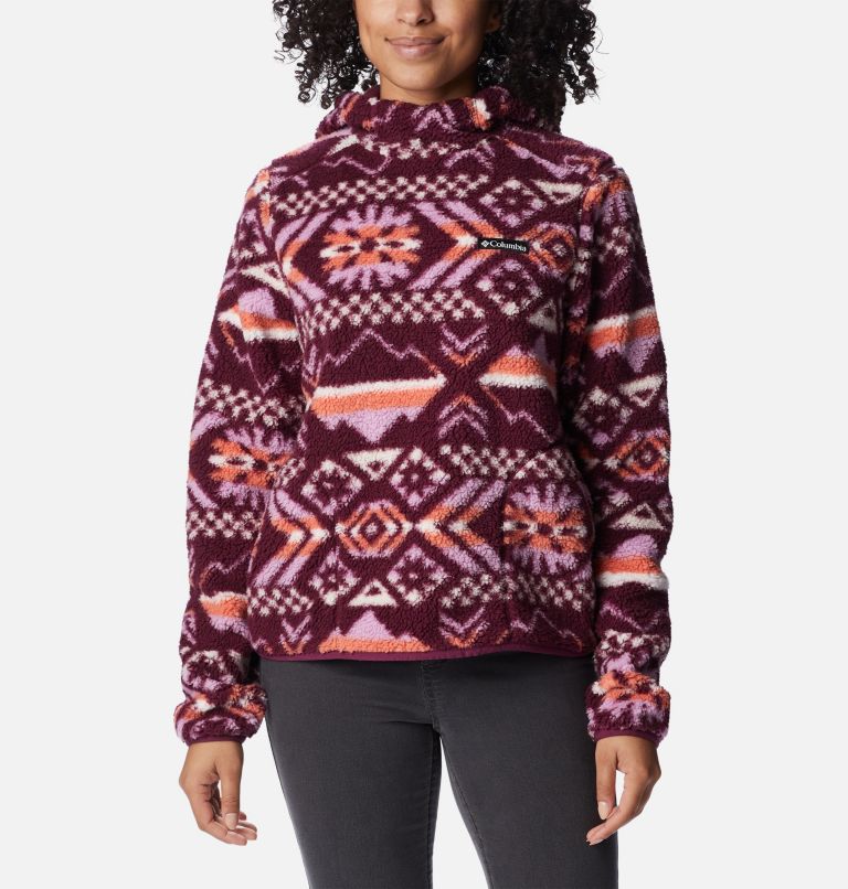 Thumbnail: Women's West Bend Hoodie, Color: Marionberry Checkered Peaks, image 1