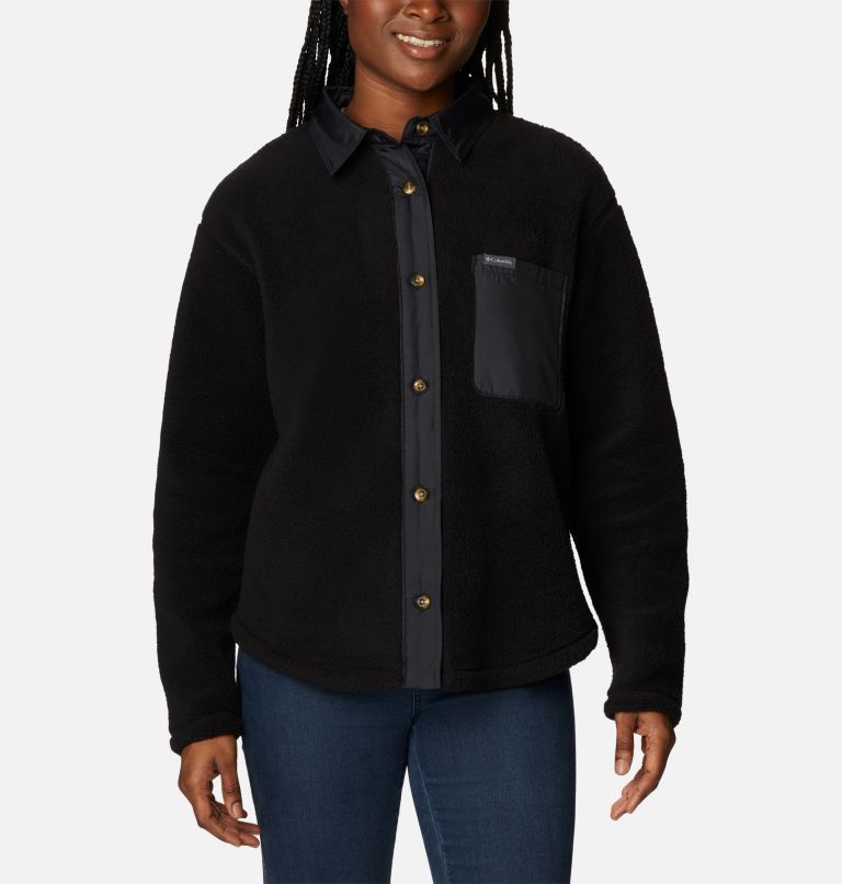 Thumbnail: Women's West Bend Shirt Jacket, Color: Black, image 3