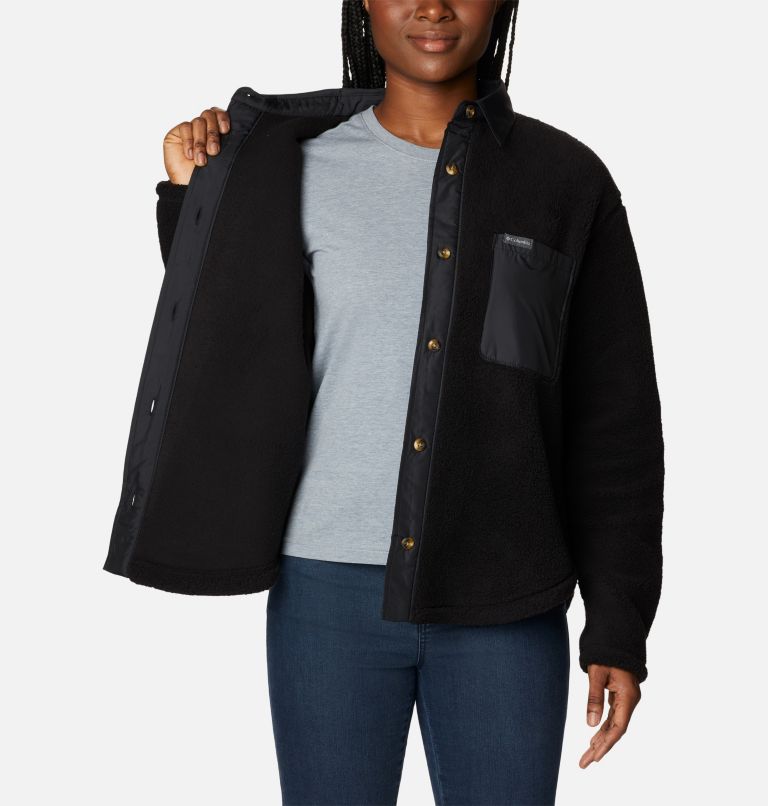 Women's West Bend Shirt Jacket, Color: Black, image 6